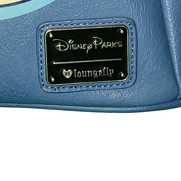 BLACK FRIDAY SALE Disney Parks Loungefly Stitch Backpack w/RARE LF Keyring EUC - Picture 2 of 15